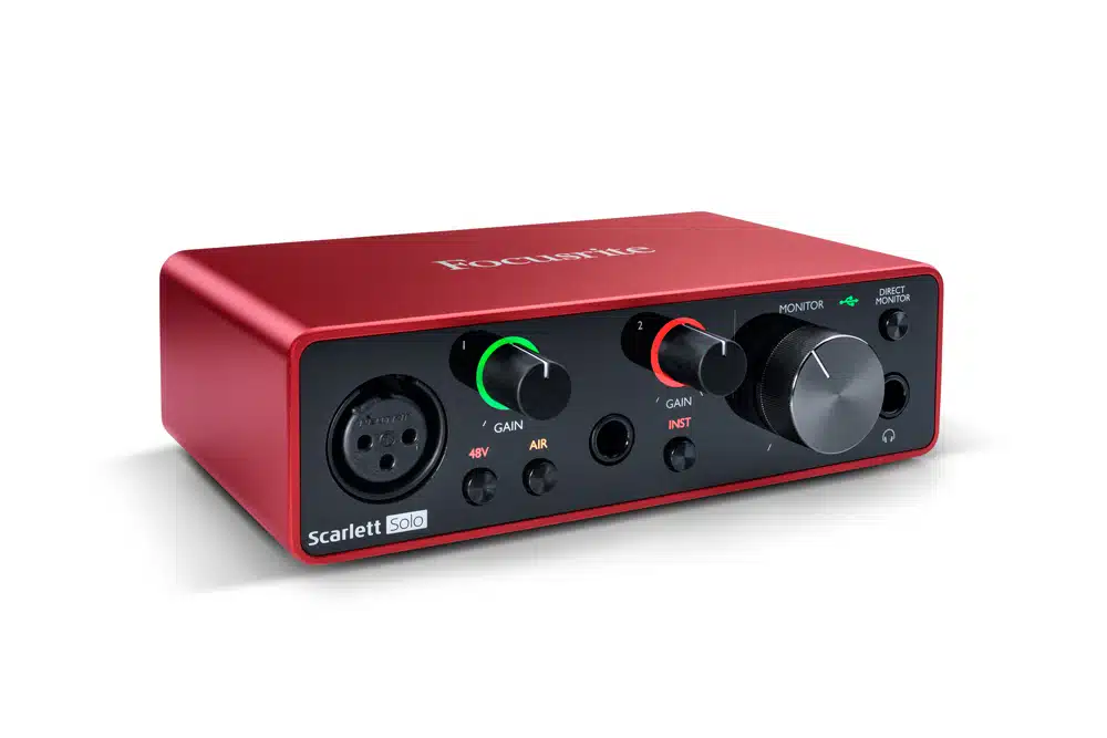 Interface Focusrite Scarlett Solo 3ra generación