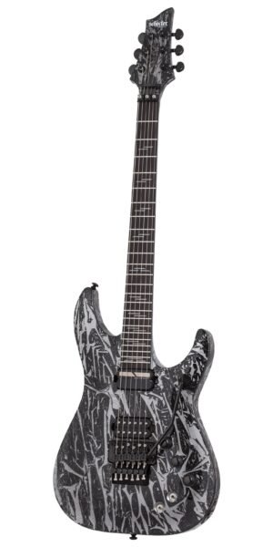GUITARRA SCHECTER EL. C-1 FR-S SILVER M.