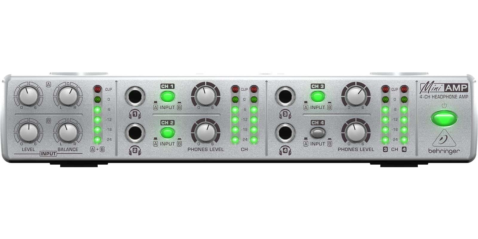 AMPLIFICADOR BEHRINGER P/AUDIF. AMP800