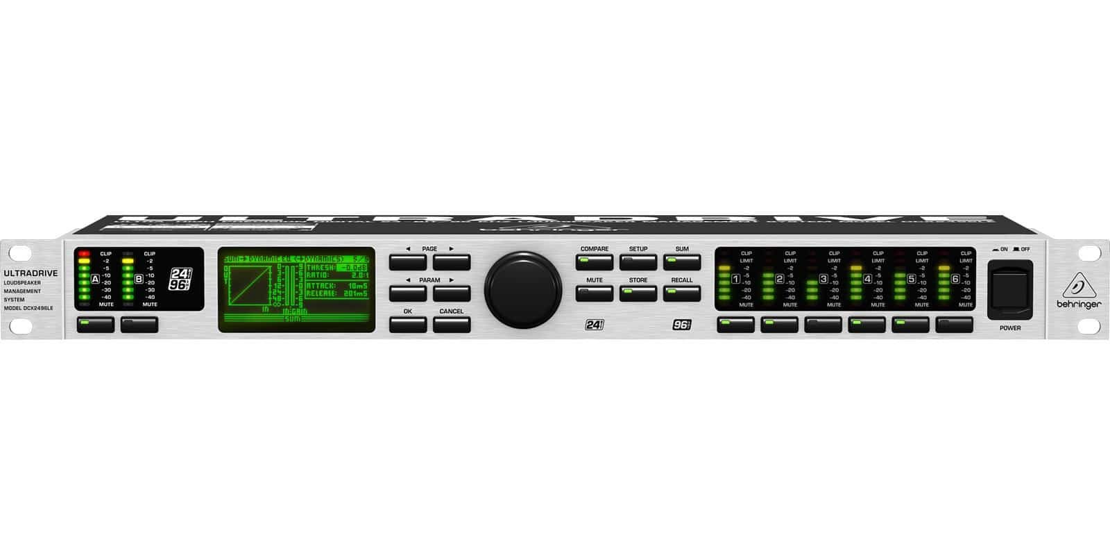PROCESADOR BEHRINGER  MOD. DCX2496LE