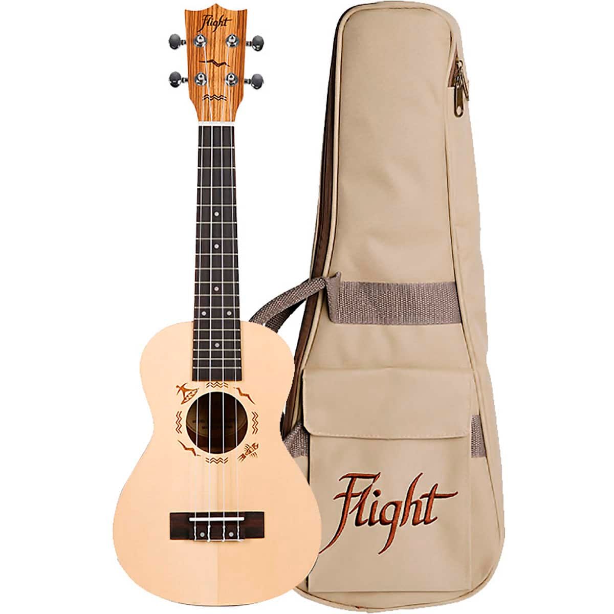 UKELELE FLIGHT CONCIERTO  DUC525 SP/ZEB