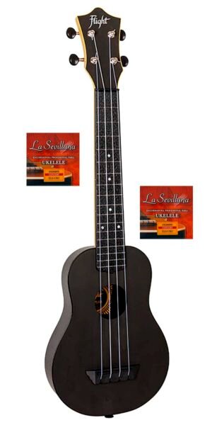 UKELELE FLIGHT TUSL-35B + 2 SETS ELS-UKC