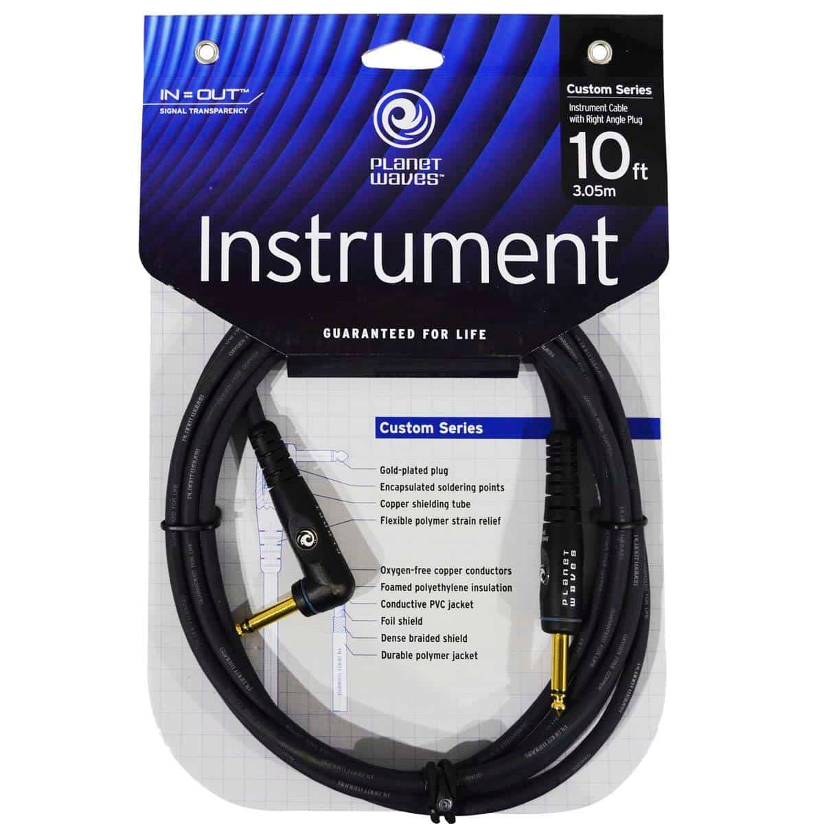 CABLE PLANET WAVE P/INST.   PW-GRA-10