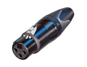 Conector XLR hembra Neutrik NC3FXX-B