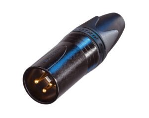Conector XLR Macho Neutrik NC3MXX-B