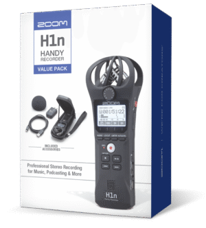 Grabadora digital Zoom con accesorios H1n-vp