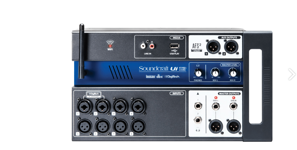 Mezcladora digital soundcraft UI-12