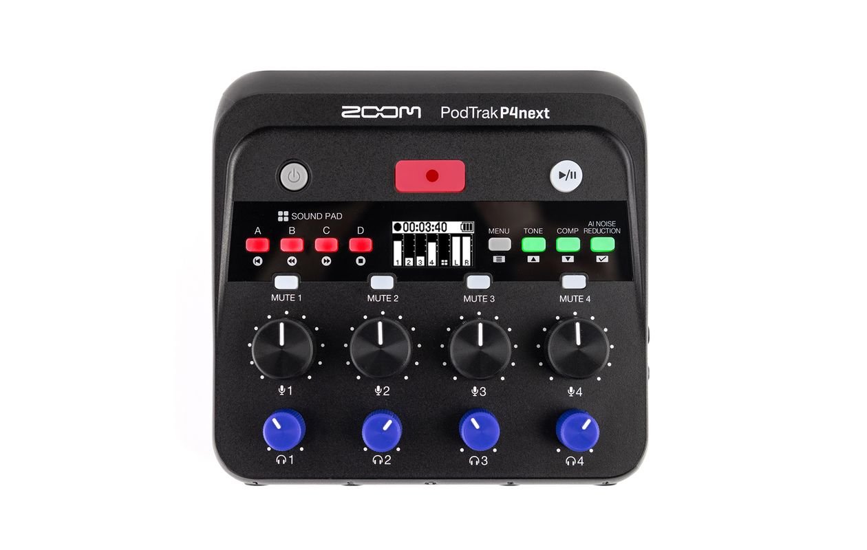 Grabadora ZOOM para podcast Podtrak P4next