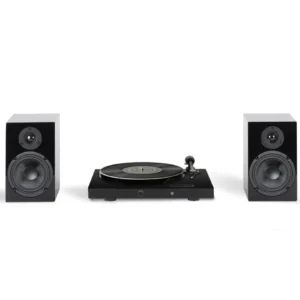 Sistema de tornames con altavoces color negro PRO-JECT JUKE BOX E1 HIFI SET